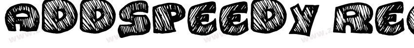 AddSpeedy Regular字体转换 AddSpeedy Regular字体转换